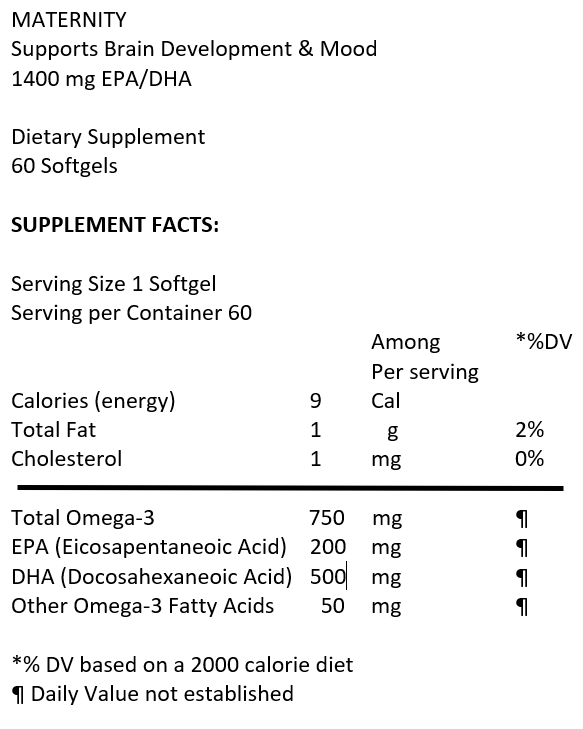 Omega-3 Maternity Support